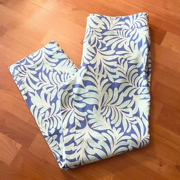 NWT Kate Spade Tropical Leaf Pants